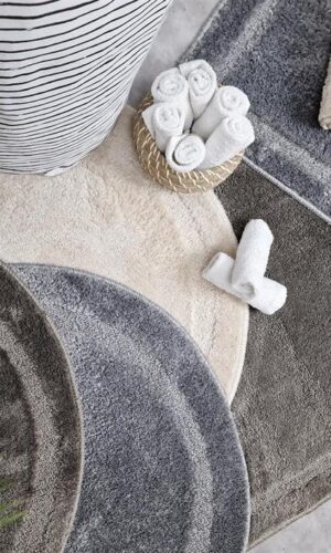 Bathroom rug Frame Anthracite