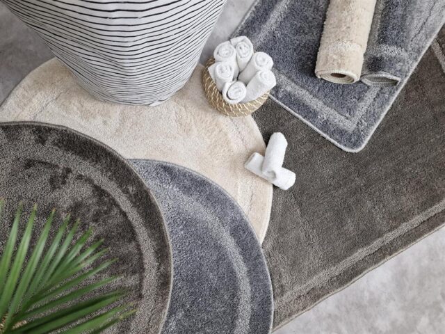 Bathroom rug Frame Anthracite