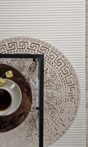 Ankara Ornament Creme/Koppar